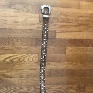 Justin Boots cowhide western belt